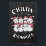 雪だるまクリスマスチリンと私のスノーミースギフト キッチンタオル<br><div class="desc">雪だるまクリスマスチリンと私のスノーミースギフト</div>
