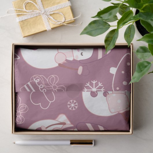 雪だるまクリスマスツリーオーナメントクリスマス 薄葉紙 (ギフト)