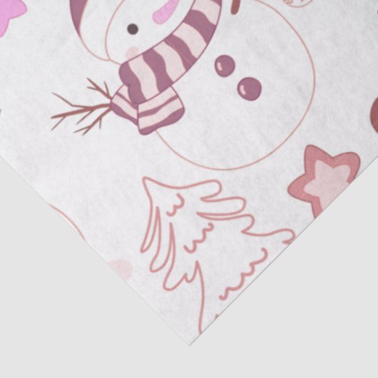 雪だるまクリスマスツリーオーナメントハートクリスマス 薄葉紙 (詳細)