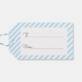 雪だるまクリスマスプレゼントラベル ギフトタグ (裏面横)