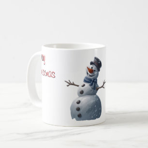 雪だるまクリスマスマグ コーヒーマグカップ
