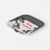 雪だるまクリスマス広場 ペーパープレート (傾斜あり)