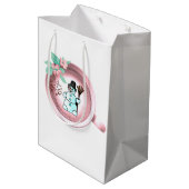 雪だるまクリスマス抱き枕 ミディアムペーパーバッグ (裏面アングル)