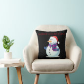 雪だるまクリスマス装飾用クッション。 クッション (椅子)