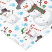雪だるまクリスマス ショートテーブルランナー (コーナー)