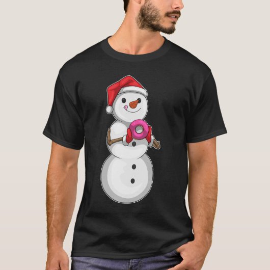 雪だるまクリスマス Tシャツ (正面)