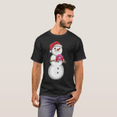 雪だるまクリスマス Tシャツ (正面フル)