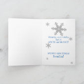 雪だるまクローズアップ – クリスマス – 孫 (内部)