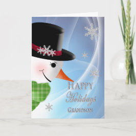 雪だるまクローズアップ – クリスマス – 孫