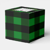 雪だるまグリーンバッファロープレイドビーフボックス フェイバーボックス (裏面サイド)