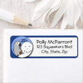 雪だるまコンゴアフリカグレイ ラベル (インサイチュ)