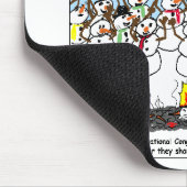 雪だるまコンベンショおもしろいンギフト&ティー マウスパッド (コーナー)