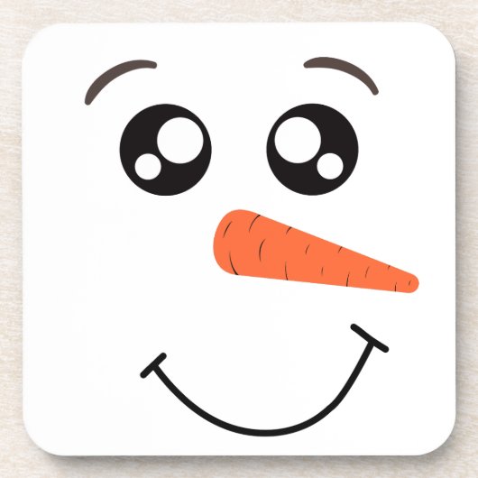 雪だるまコースターセット(6) コースター (正面)