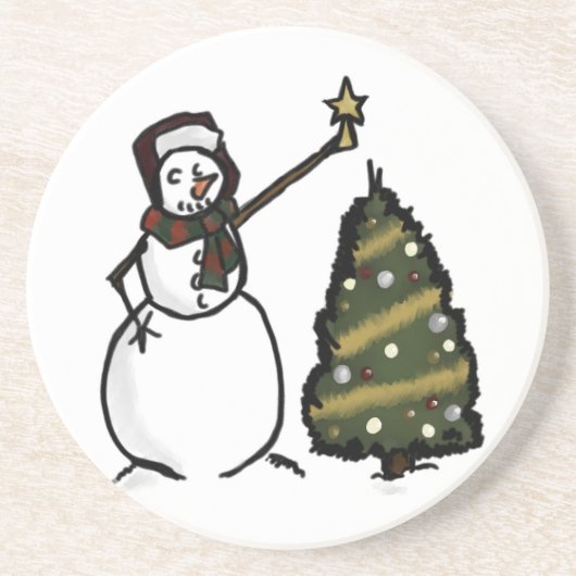 雪だるまコースター コースター (正面)