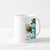 雪だるまコーヒーマグ コーヒーマグカップ (正面右)