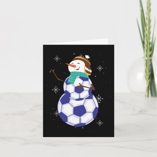 雪だるまサッカーボール冬魔法 カード (正面)