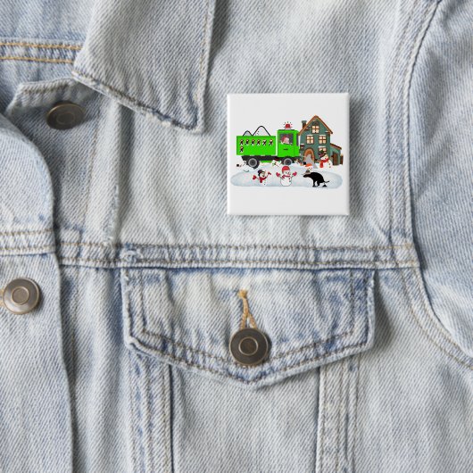 雪だるまサバイバルウンチ巡回 缶バッジ (インサイチュ)