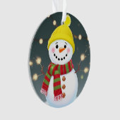 ✨雪だるまサンタのオーナメント クリスマスギフト 飾り🎁 オーナメント (正面)