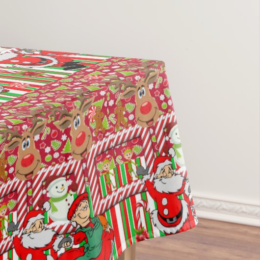 雪だるまサンメリータ小妖精や小人 テーブルクロス (インサイチュ)