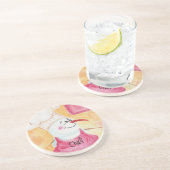 雪だるまシェフエプロン&シェフズハットコースター コースター (側面)