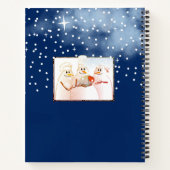 雪だるまシェフホリデークックブックレシピノート ノートブック (裏面)