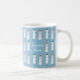 雪だるまシーズンマグ コーヒーマグカップ