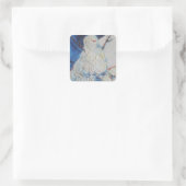 雪だるまシール スクエアシール (バッグ)