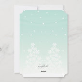 雪だるまジョイフォトホリデーカード シーズンカード (裏面)