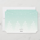 雪だるまジョイホリデーカード シーズンカード (裏面)