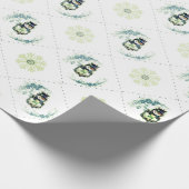 雪だるまスウィートクリスマスラッピング紙 ラッピングペーパー (角)