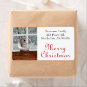 雪だるまスノーグローブ ラベル (インサイチュ)