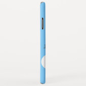 雪だるまスノーフレークフェスティバルウィンターカスタムモノグラム Case-Mate iPhoneケース (裏面/右)