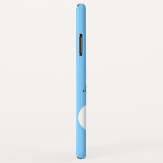 雪だるまスノーフレークフェスティバルウィンターカスタムモノグラム Case-Mate iPhoneケース (裏面/右)