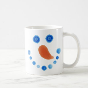 雪だるまスマイル コーヒーマグカップ