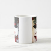 雪だるまスマイル コーヒーマグカップ (中央)