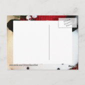 雪だるまスマイル ポストカード (裏面)