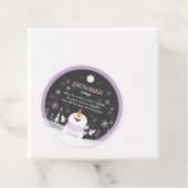 雪だるまスープクリスマスホットチョコレートギフト フェイバータグ (インサイチュ)