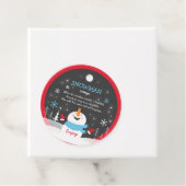 雪だるまスープクリスマスホットチョコレートギフト フェイバータグ (インサイチュ)