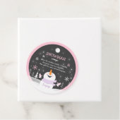 雪だるまスープクリスマスホットチョコレートギフト フェイバータグ (インサイチュ)