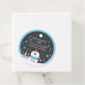 雪だるまスープクリスマスホットチョコレートギフト フェイバータグ (インサイチュ)