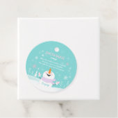 雪だるまスープクリスマスホットチョコレートギフト フェイバータグ (インサイチュ)