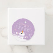 雪だるまスープクリスマスホットチョコレートギフト フェイバータグ (インサイチュ)