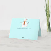 雪だるまスープ挨拶状 シーズンカード (裏面)