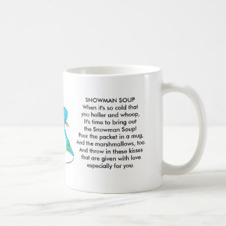 雪だるまスープ詩のマグ コーヒーマグカップ