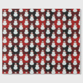 雪だるまズオンプレイド ラッピングペーパー (フラット)