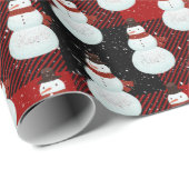 雪だるまズオンプレイド ラッピングペーパー (ロールコーナー)