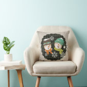 雪だるまズドッストライプツ&ホリデーピロー クッション (椅子)