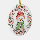 雪だるまセラミックオーナメント セラミックオーナメント (右)