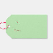 雪だるまセーターの魔女、黒猫クリスマスハロウィーン ギフトタグ (裏面横)