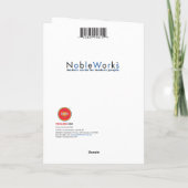 雪だるまソンクリスマス カード (裏面)